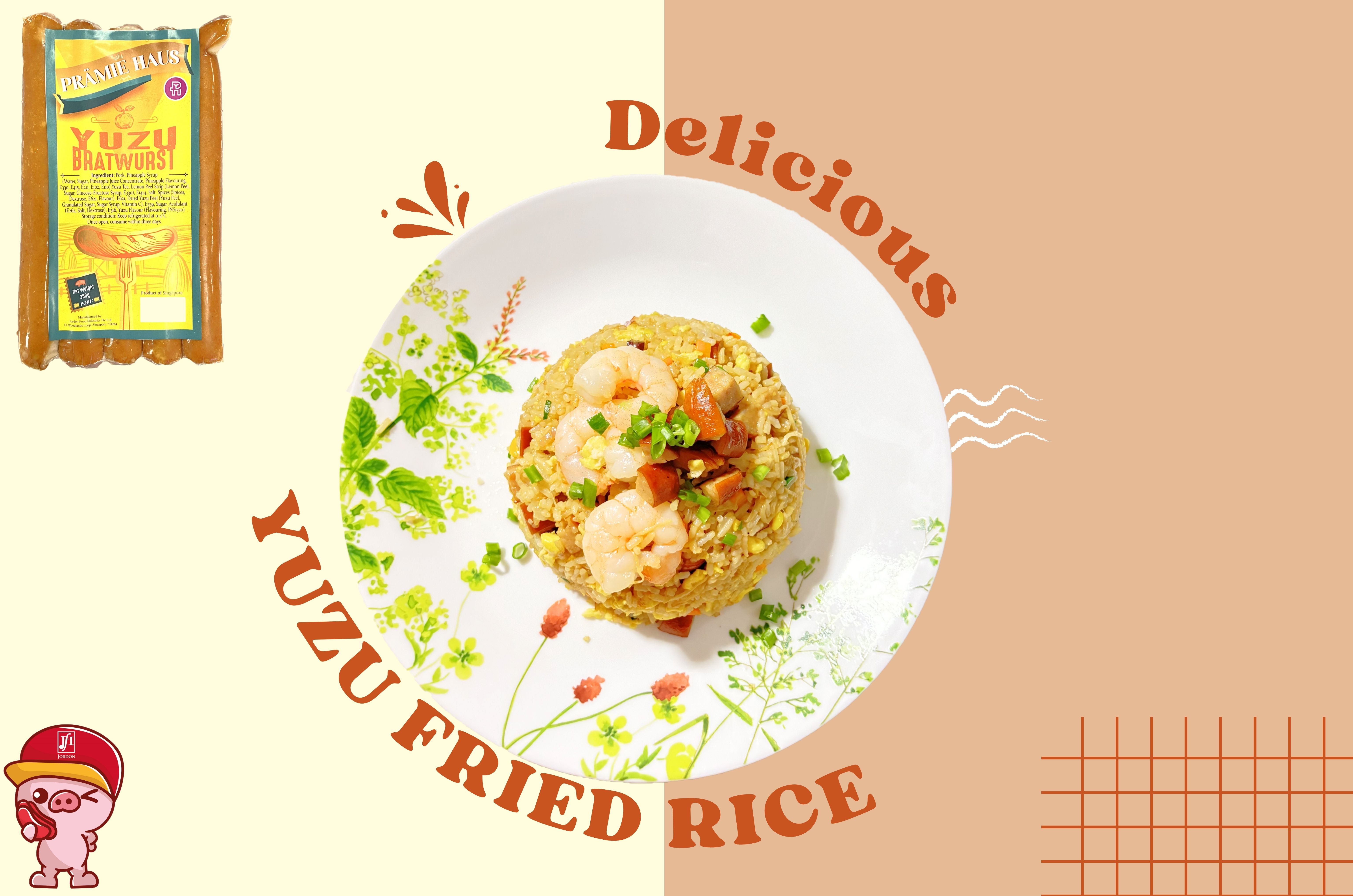 [NEW Recipe!] Pramie Haus Yuzu Sausage Fried Rice